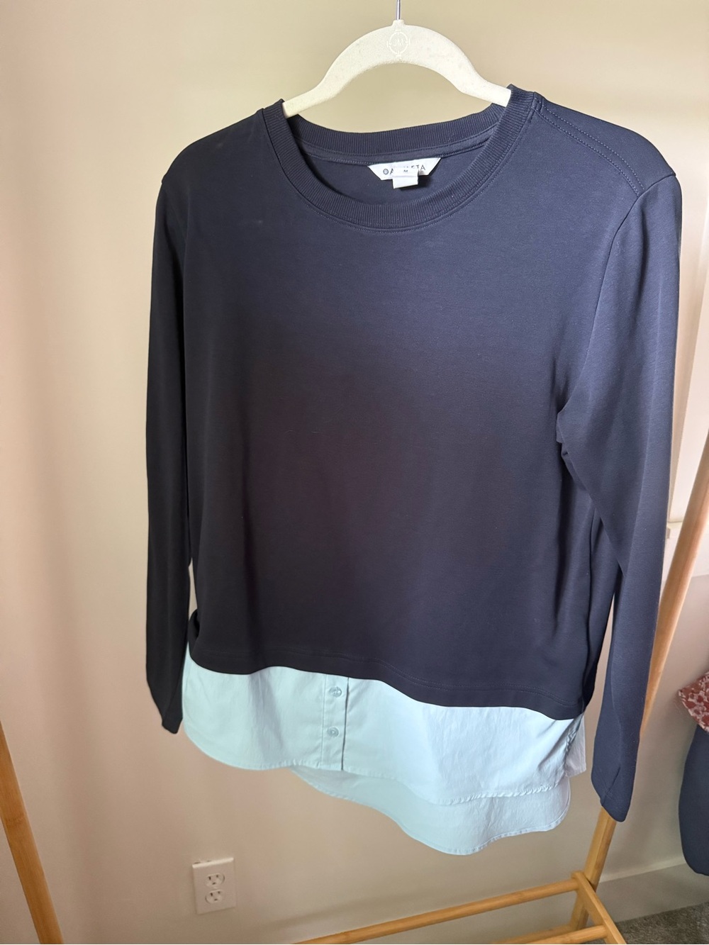 Athleta Navy Crewneck Pullover
